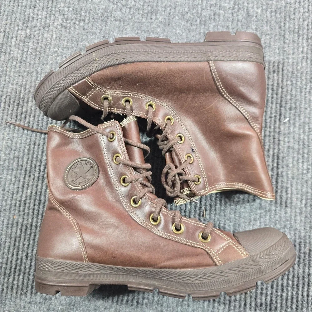 Converse All Star Boots Mens Size 10.5 Brown Outsider Hi Combat Lace Up